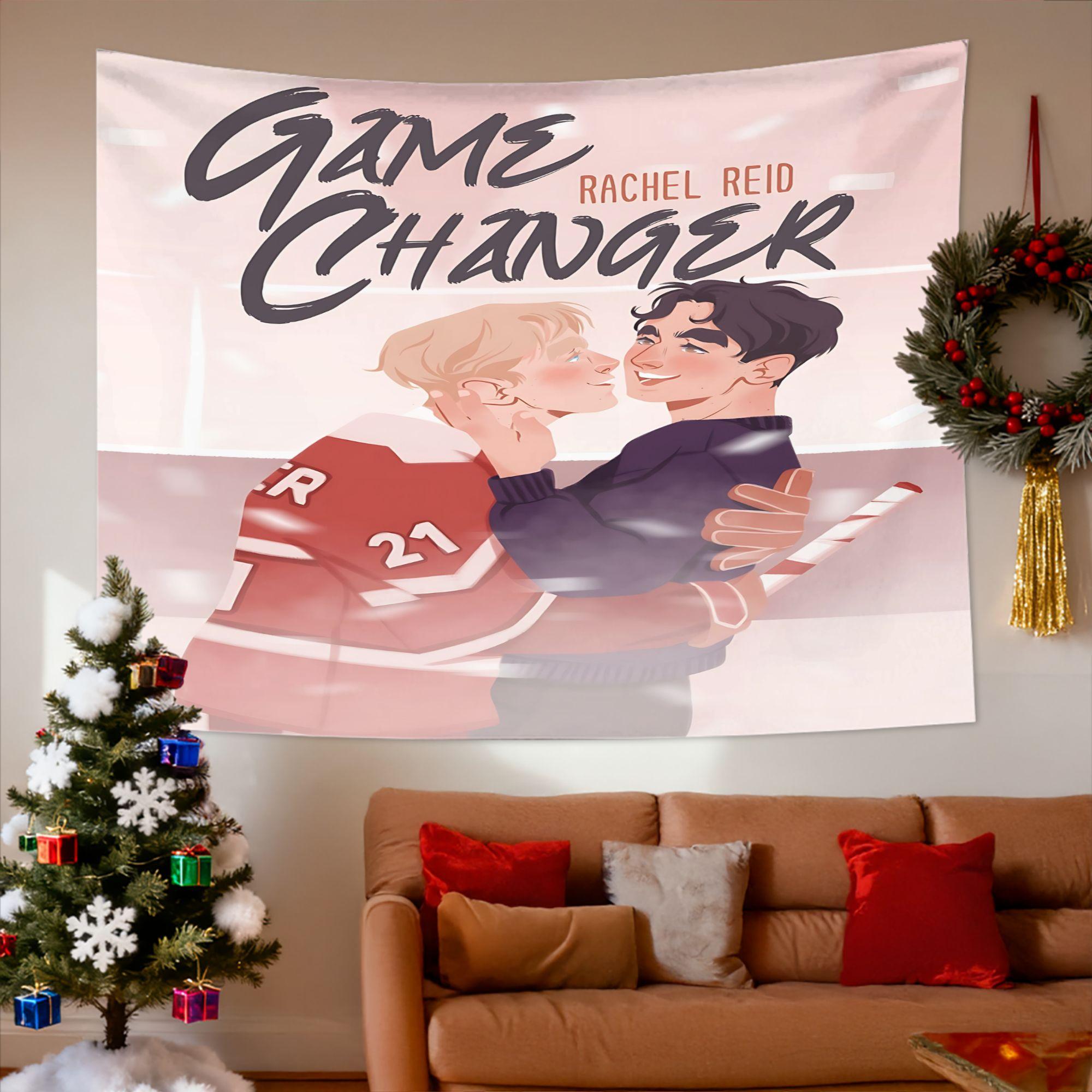 VIKAMA Game Changer Ice Hockey CP Tapestry Fan Dormitory Fan Support Living Room Room Decoration Home Decoration 74x94cm(29x37in)