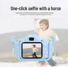 Children's Dual Lens Cartoon Digital Camera with Selfie, Video, Game, and Music Features
