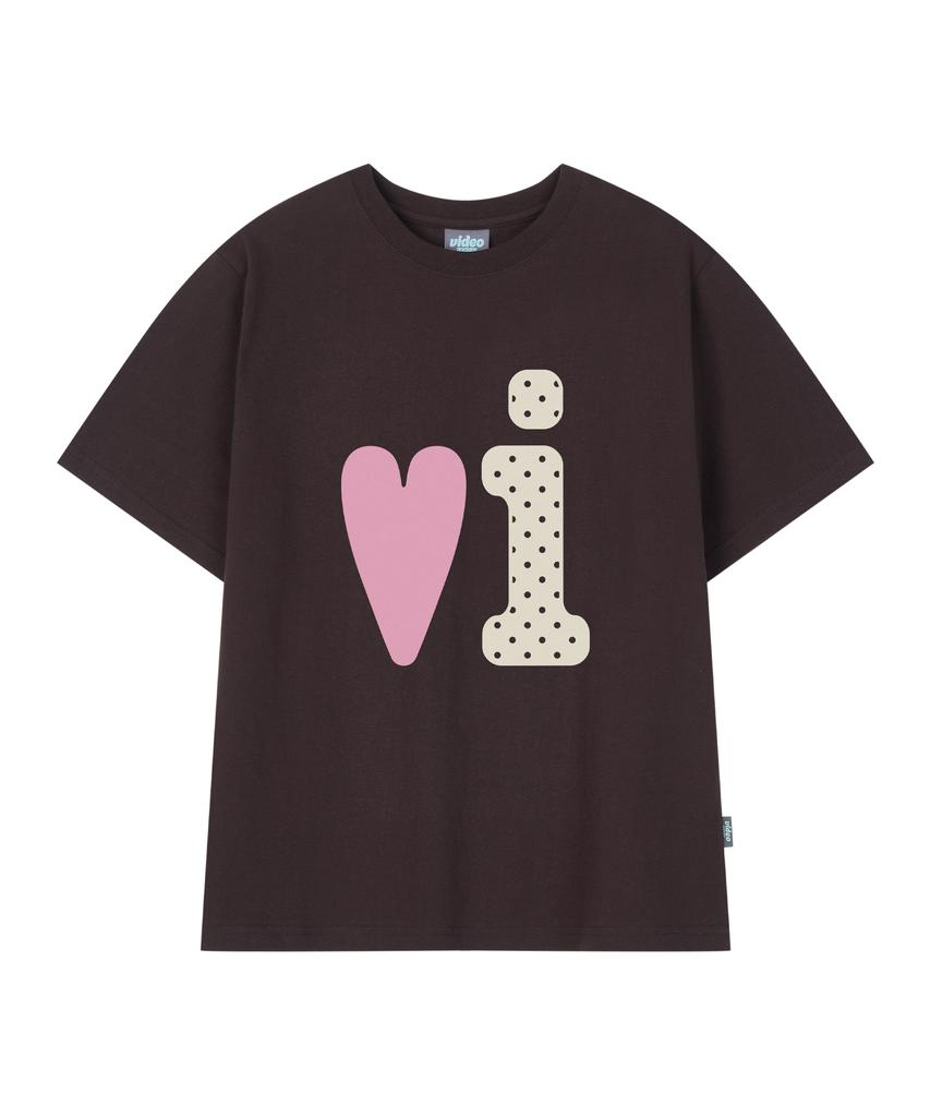 VIDEO JOCKEY Bibi T-Shirt [Deep Brown]