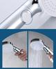 Handheld Shower Head Kit 3 Functions Chrome Shower Head with Hose and Bracket Modern Design Easy Installation Bathroom
