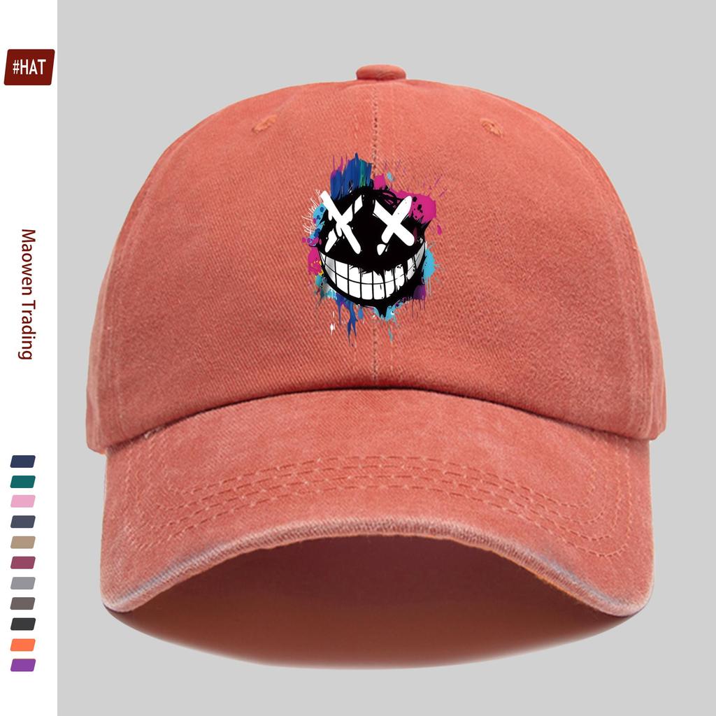 pc Fashion Splatter Print Baseball Cap Summer New Elegant WomenS Printed Design Casual Hat Truck Driver Comfortable Lightwei
