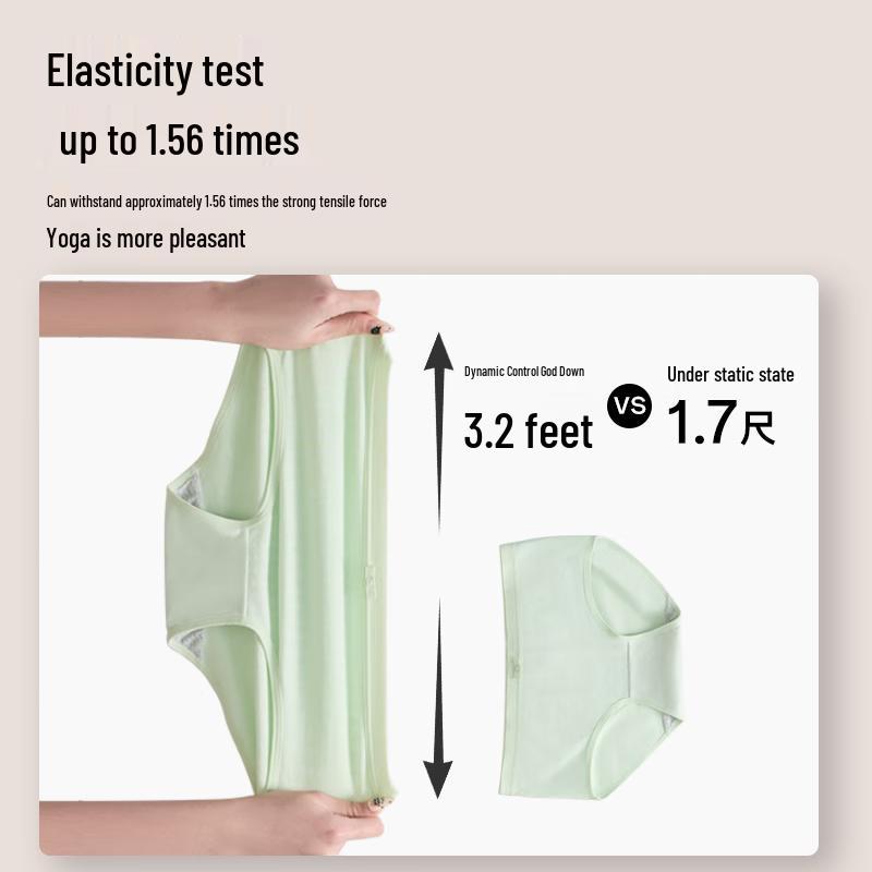 LANGSHA Women's Pure Cotton Mid-Rise Antibacterial Underwear