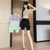 High Waist Fitness Shorts Legging with Pocket Sports Yoga Pants Elastic Leggings  Outdoor