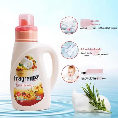 Japanese Lion Aroma Laundry Detergent Refill - Floral & Fruity White Rose Scent, 850g/900g