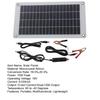10W 18V/5V Solar Panel Dual USB Direct Current Camping Hiking Cycling Power Bank Mobile Phone Emergency Charger Polycrystalline Solar Cell Panel