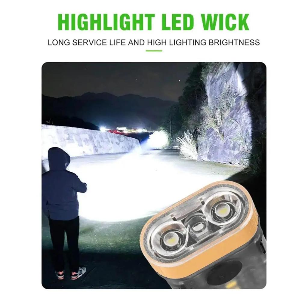 Multifunction Dimming Flashlight Multifunctional Keychain Led Waterproof Usb Rechargeable Flashlights With Magnet Clip On Pocket