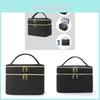 Polyester Double Layer Travel Makeup Bag With Large Capacity For Daily Use