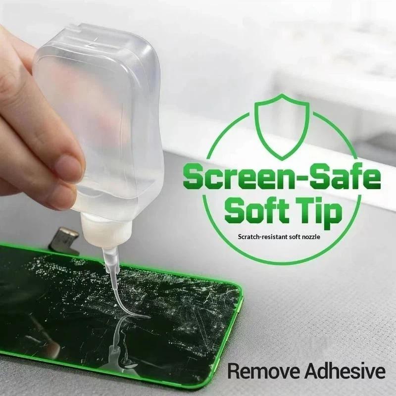2UUL SoftSafe Soft Tip Dispenser Bottle 2/3PCS 50ml Screen Friendly for Phone Repair Small Component Cleaning
