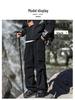 Men's High Street Tactical Cargo Pants - Autumn/Winter Pleated Outdoor Style