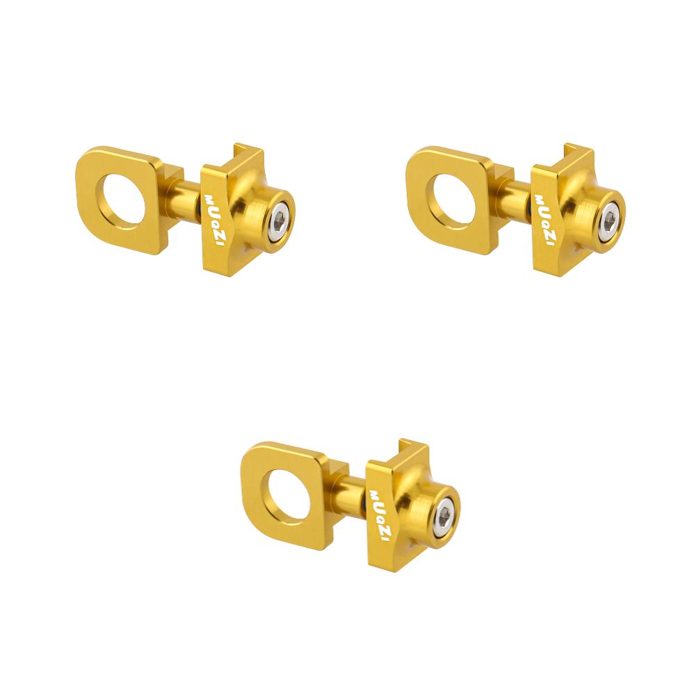 5-1PC Bicycle Chain Adjuster Aluminum Alloy CNC Bike Chain Tension Bolt Screw DIY Modification for Single Speed Bicycle Parts