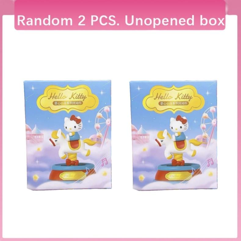 Hellokitty Childlike Pony Series Blind Box Figurines Trendy Toys Holiday Surprise Collectible Ornaments Cute Gifts For Girls