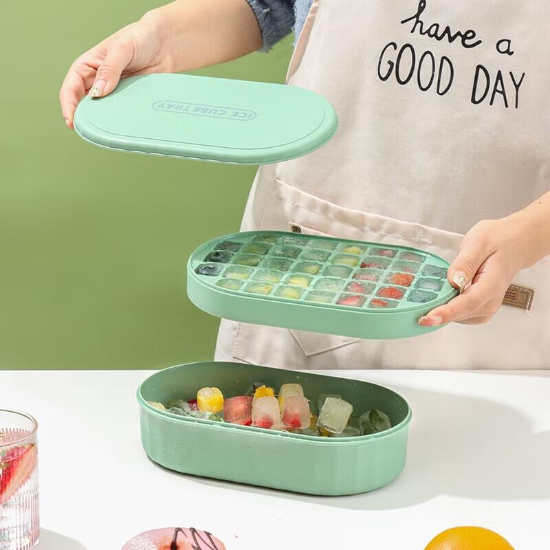 Baijie 3-Layer Press Ice Cube Tray