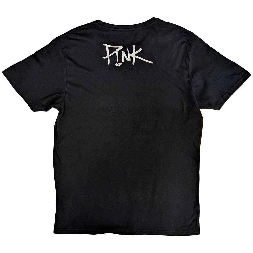 Pink T Shirt Wink Logo new Official Unisex Black