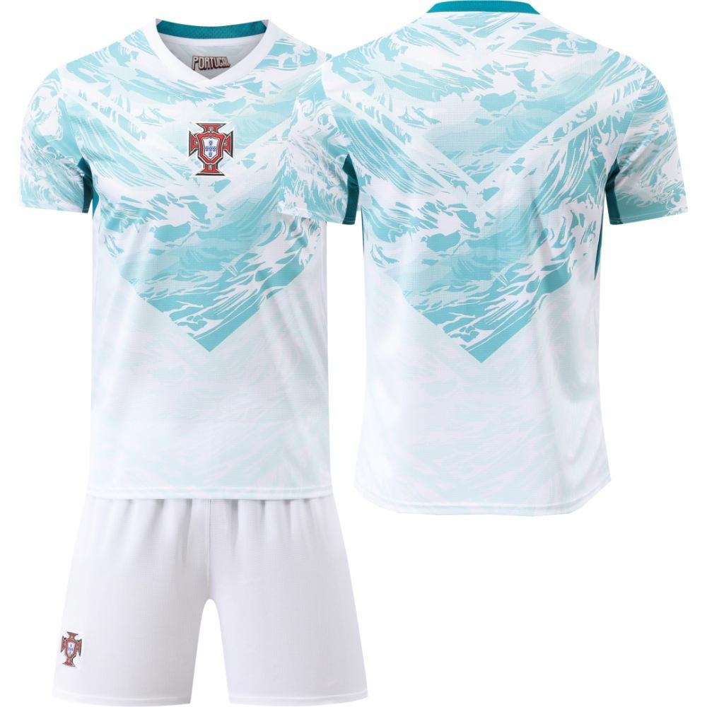 Football training jersey 2026 World Cup Portugal away jersey set No. 7 Ronaldo jersey No. 8 B fee children s men Size 16