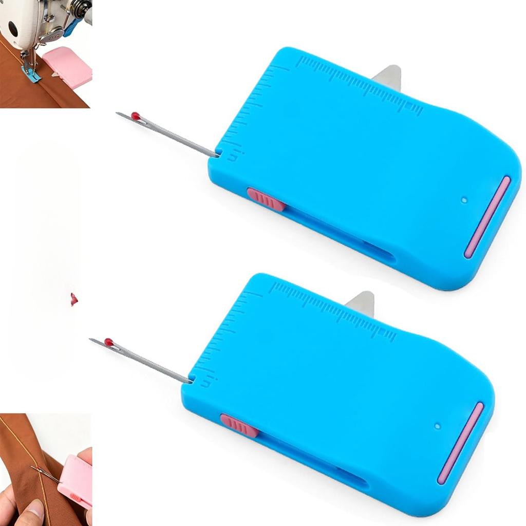 Piede Manicotto Guida Cucitura Magnetico a Doppia Scala Strumento & Scucitore–Strumento Multifunzionale Con Infila Aghi Facile Margine di Cucitura & Rimozione Punti