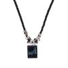 Collana con Ciondolo Zodiaco Creativo 2023 - Moda Retro Europea e Americana con Design alla Moda con Pietra del Tempo