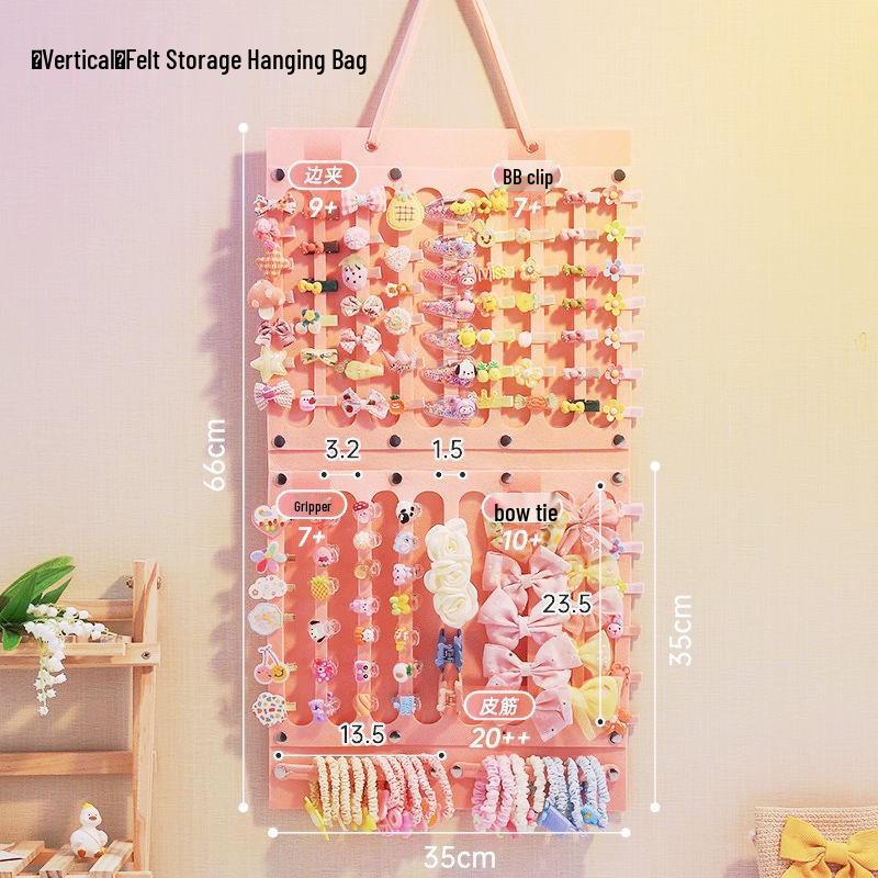 Minimalist Hanging Jewelry and Headwear Organizer Bag
