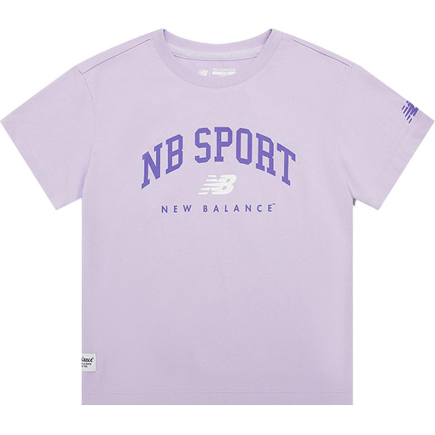 New Balance T Shirt Violet Children Aged 3 7 Years Old 7EE2E043-88 130