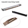 Adjustable Guitar Bridge Saddles Tool Metal Risers Saddles Replacement Bridge Saddles Repair Tool Easy To Installation