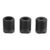 Uxcell Automatic Manual Gear Stick Shift Knob Transmission Gear Lever Stick Shifter Handle Carbon Fiber Pattern Silver Tone