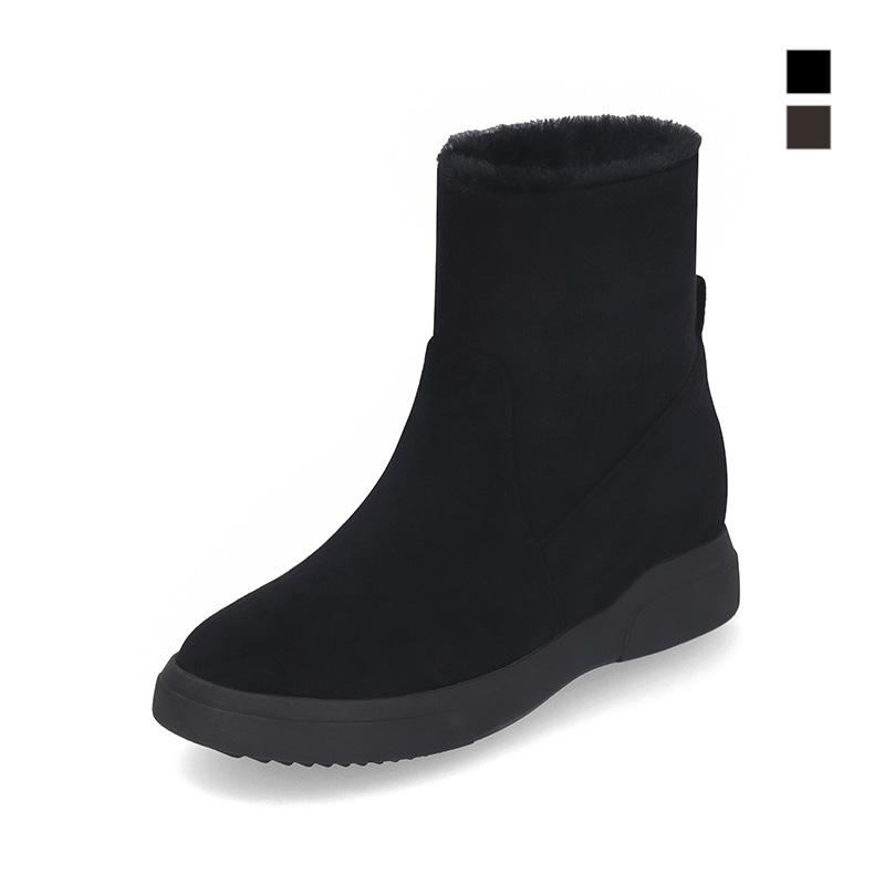 Elcanto Maz Women'S Height-Increasing Fur Casual Boots 3.5Cm Lcwa26M34V