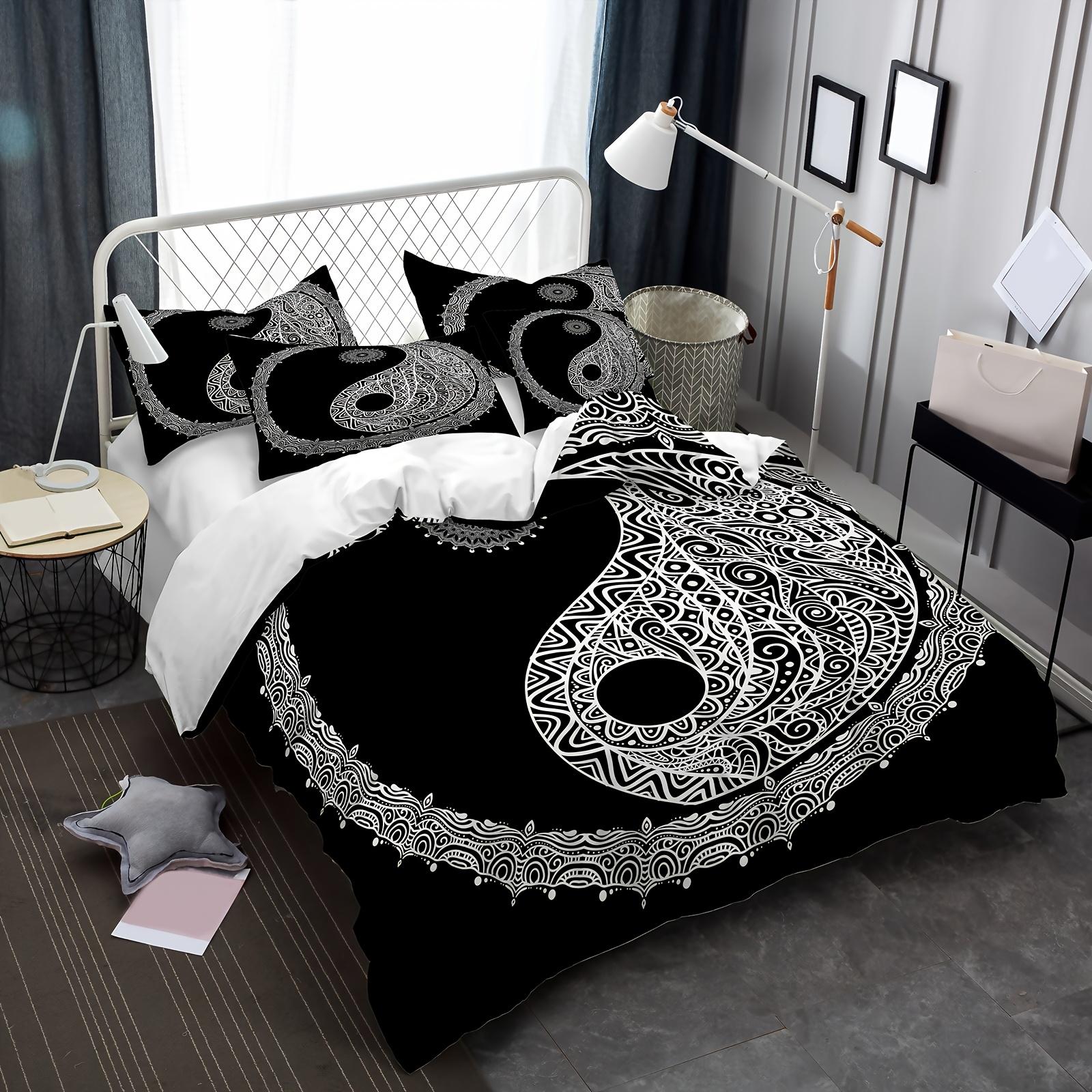 

2/3Pcs Digital Printed 3D Bedding Quilt Cover Set For Bedroom, Machine Washable, Suitable For All Seasons, Duvet Cover Set Duvet Cover Set&EU Single(135x200cm)