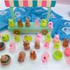 Cartoon Miniature Supermarket Food Small Animal Mini Random Style surprises Model Ornaments Children's Gift