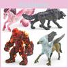 Captivating Realistic Magma Golem Shadow Wolf Griffin And Seahorse Pvc Model Toy