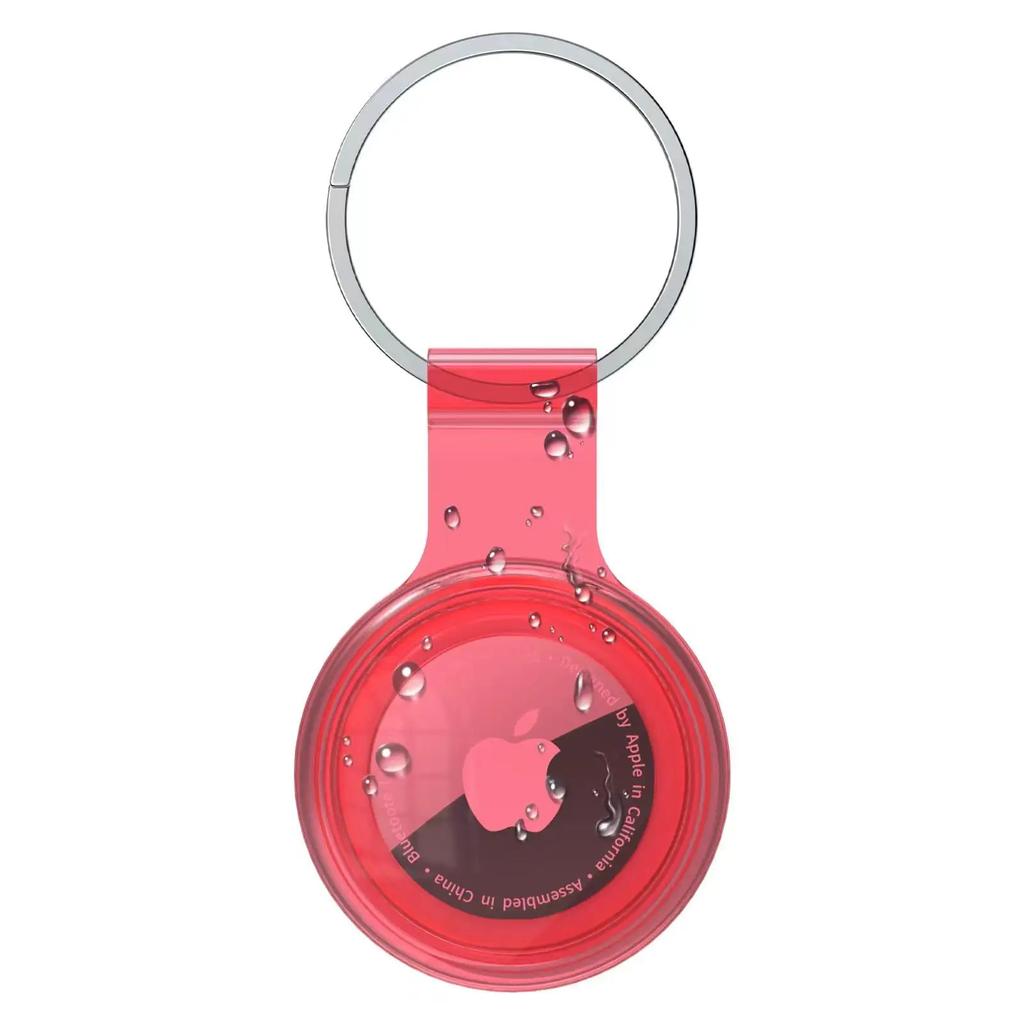 Keychain For Apple AirTag Silicone Protective Case Cover Key Chain Anti-Loss Ring AirTags Accessories for AirTag Pendant