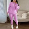 European & American Fashion Knitwear: Women's Soft & Fluffy Sweater and Pants Set for Autumn & Winter