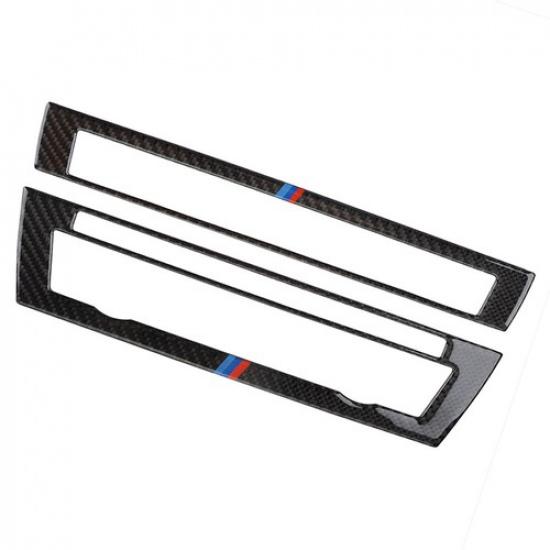 For BMW F10 5 Series 2011-2017 Carbon Fiber Console Air-Condition Vent Cover