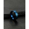 Cross-Border Foreign Trade Stainless Steel Jewelry Hot Sale Western Style 6mm Corrosion Roman Word Multi-Color Optional Titanium Steel Ring