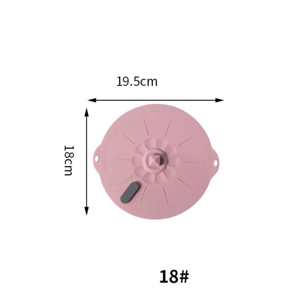 Silicone Fresh-keeping Lid Leak-proof Anti-spill Cover New Pot Lid  Kitchen Gadget