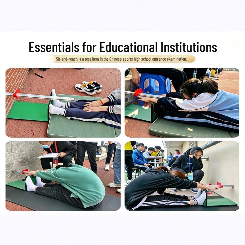 School Model 10-Level Adjustable Wooden Sit & Reach Tester
