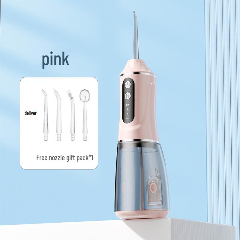 Portable Electric Water Flosser Oral Cleaner - Handheld Device for Removing Tartar and Cleaning Teeth