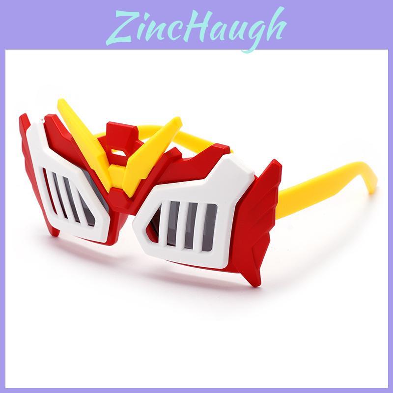 Kids Cartoon Mecha Warrior Sunglasses With Uv400 Protection And Fullframe Design For Travel And Events