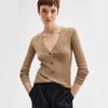 NILI Pure Silk Long-Sleeve Knitted Cardigan