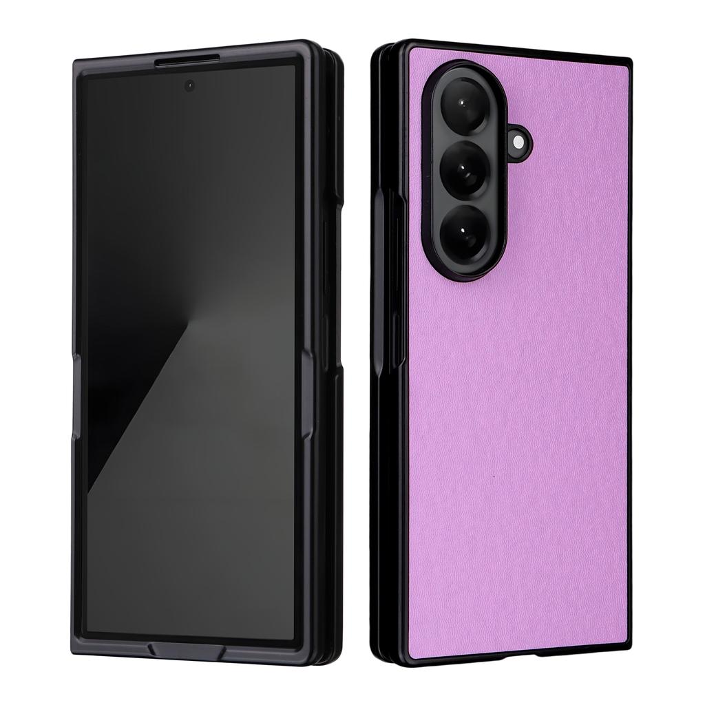 For Samsung Galaxy Z Fold7 5G Case PU Leather Hard PC Protective Phone Cover