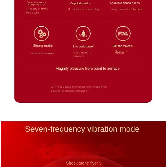 Sex Toy G-Spot Vibrator Massage Clitoris Stimulate Female Masturbation Mute Charging Honey Bean Stick Three-Head Climax