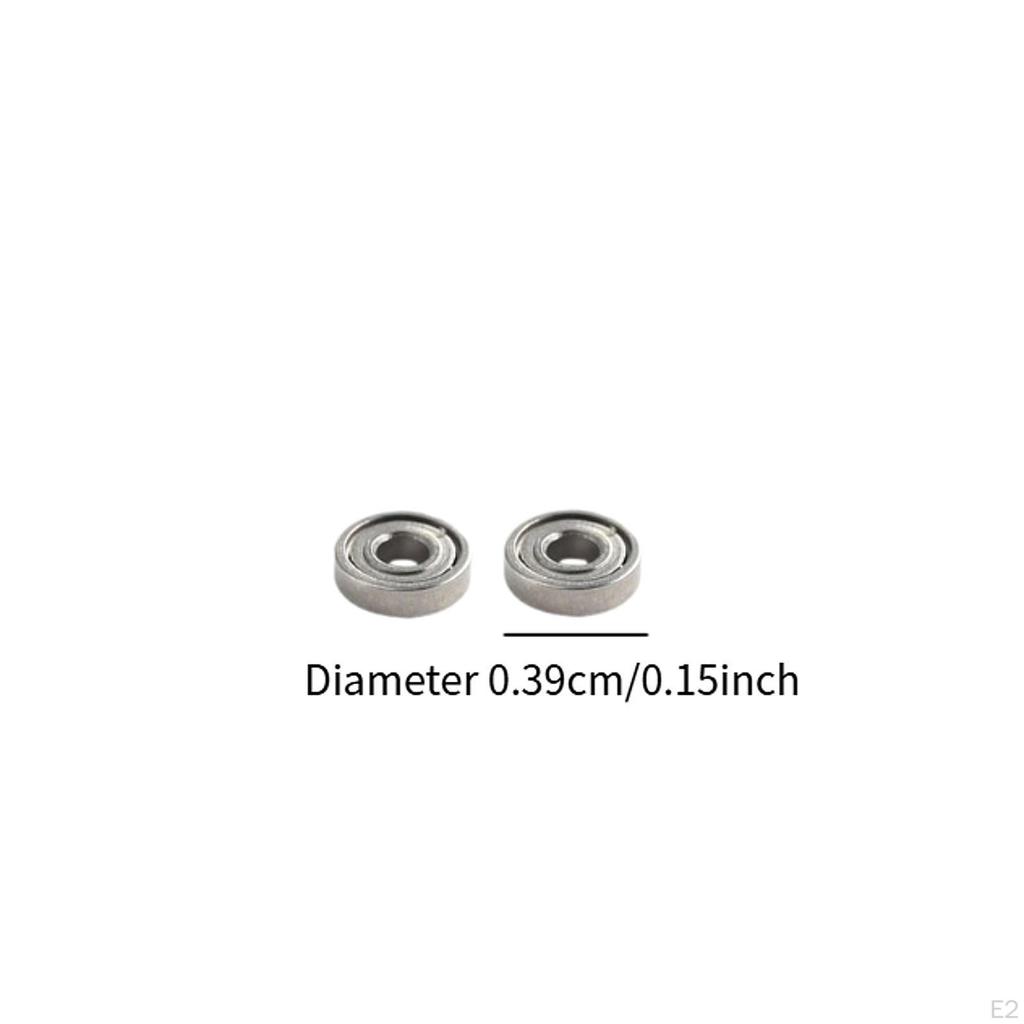 2x RC Helicopter Main Shaft Fixed Replace DIY Modification 0.15inch Helicogyre Bearing in Frame
