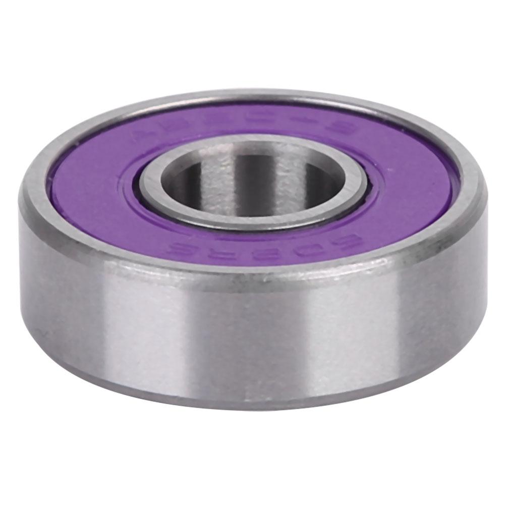 Kit de 8 roulements à billes miniatures 608 pour skateboard et trottinette(violet 7)