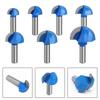 High Quality Carpentry DIY Tools Router Bit Milling Cutter Two Flutes 12.7mm Shank For Woodworking Milling Tools