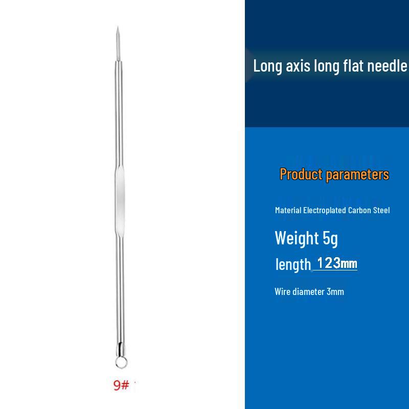 Stainless Steel Double-Ended Pimple Tweezer & Blackhead Remover Tool Set