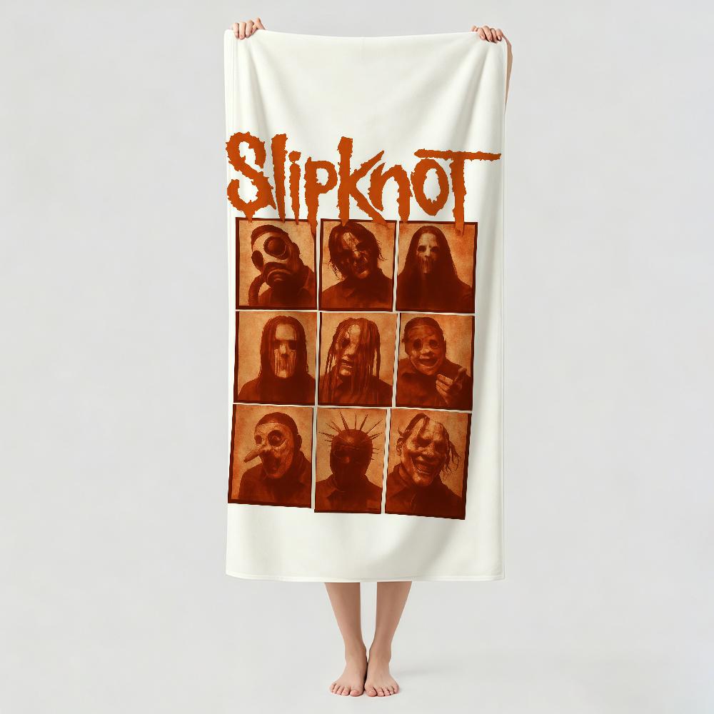 Rock band S-Slipknot Towel Drying Bath Towel Applicable To Light Swimming Camping Yoga Beach Out