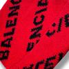 Used [Popular In Good Condition] Authentic, Authenticated, Balenciaga Logo, All-over Pattern, Beanie Cap, Knit Cap, Hat, Red X Black
