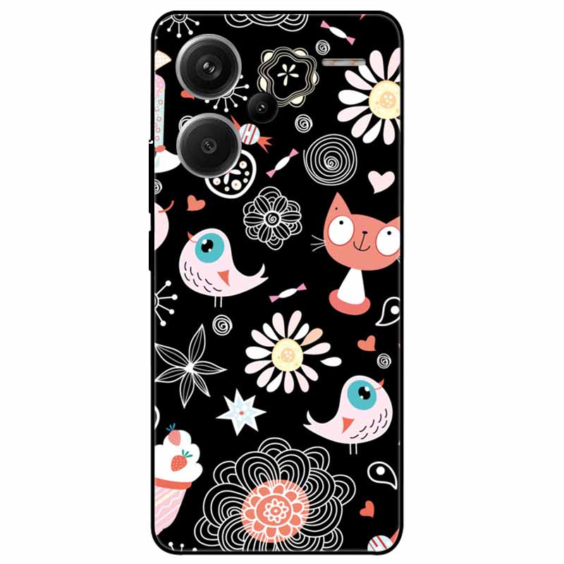 For Xiaomi Redmi Note 13 Pro Plus 5G Case Pro+ Soft Lovely Silicone Protective TPU Covers for Redmi Note 13 Pro 5G Coque Note13