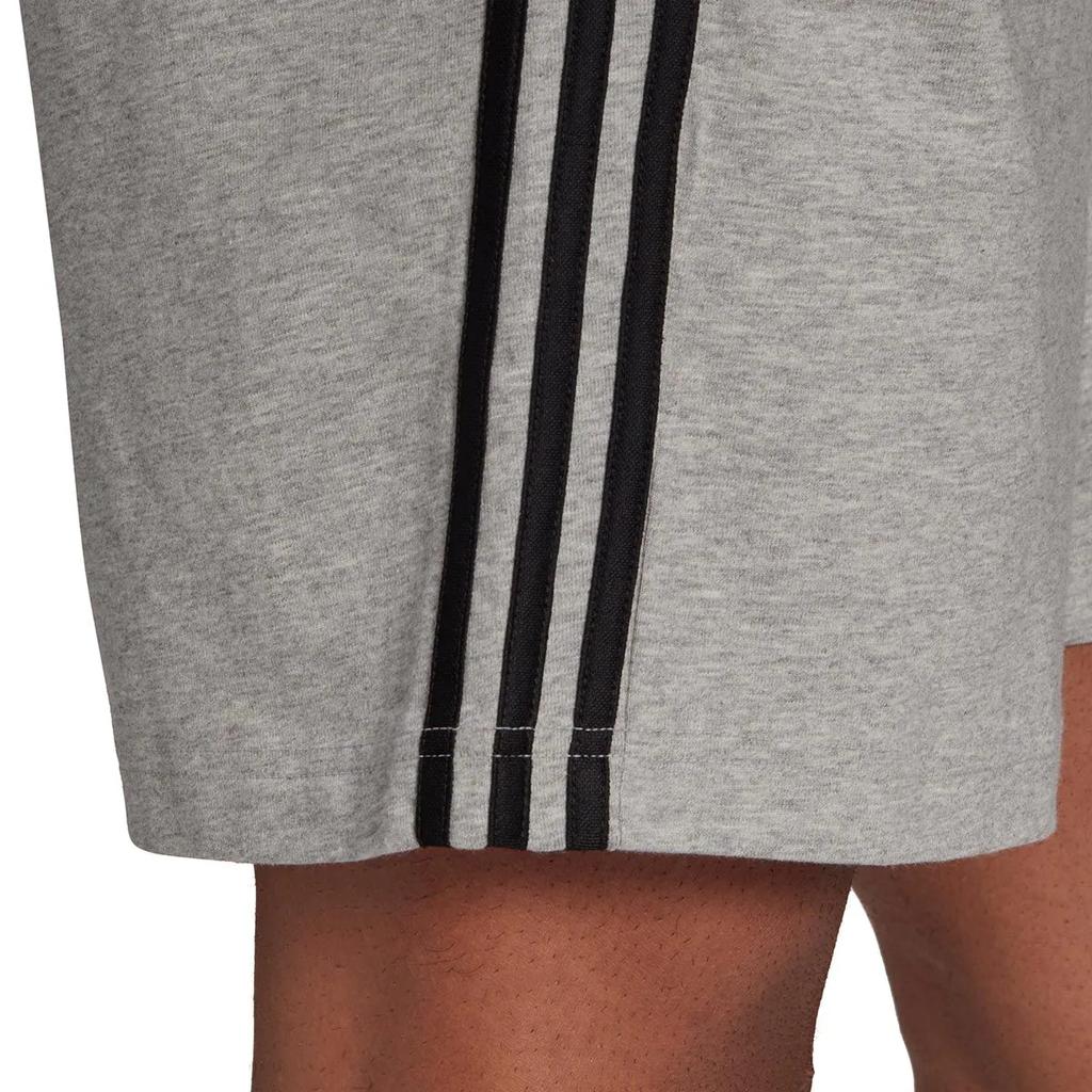 Adidas Aeroready Essentials Sports Striped Soft Comfortable Simple Five-Point Casual Shorts Men Shorts Medium-Gray GK9990