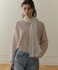 Poyueoaijeuonli If Stripe V-Neck Knit (Pink)