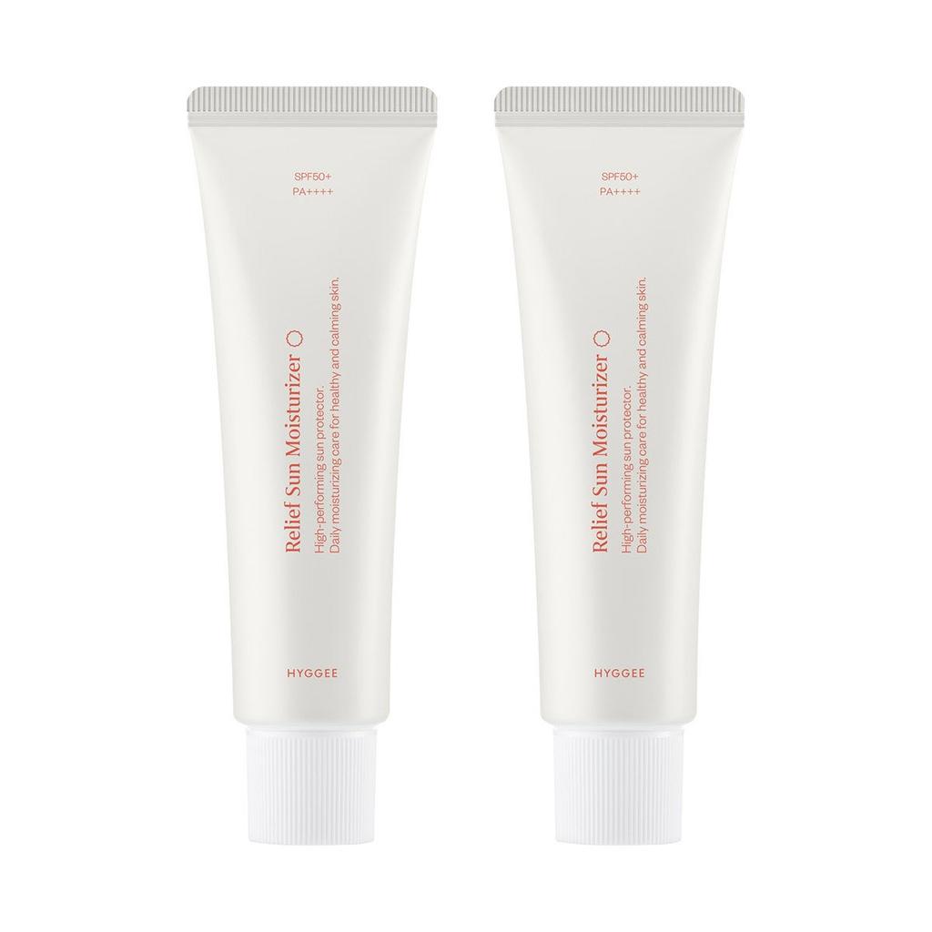 Hygge Opalovací krém 50 ml X 2 Veganský NEBO Hydratační krém na slunce pro citlivou pokožku