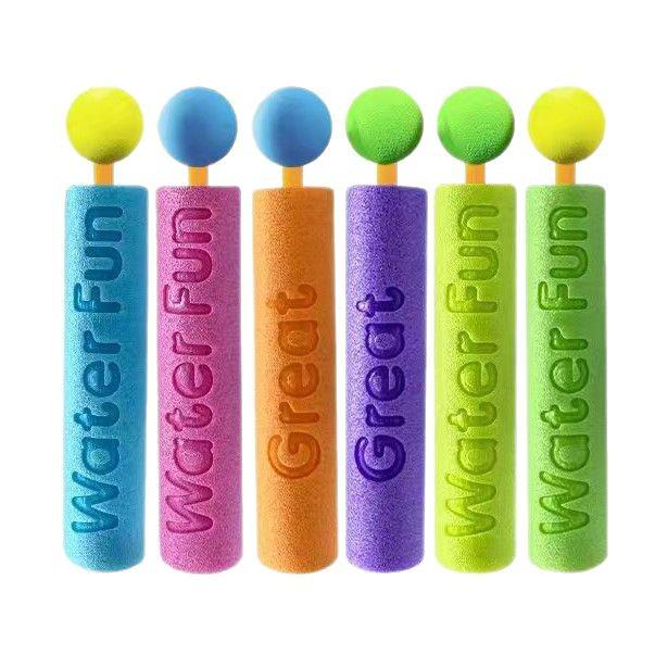 Children's Outdoor Foam Water Cannon Toy - EVA Material, Straight Tube Design for Beach Play